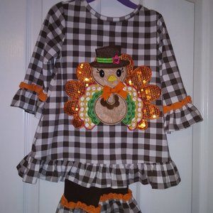 Little Girls' Thanksgiving Outfit